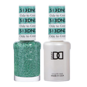 DND – Ode To Green 513 Gel polish and matching varnis