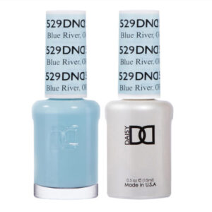 DND – Blue River, Or 529  Gel polish and matching varnish