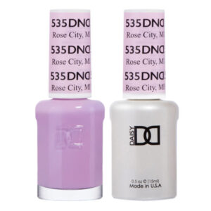 DND – Rose City, Mi 535 Gel polish and matching varnish