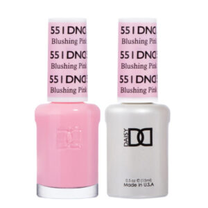 DND – Blushing Pink 551 Gel polish and matching varnish