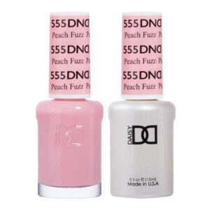 DND – Peach Fuzz 555 Gel polish and matching varnish