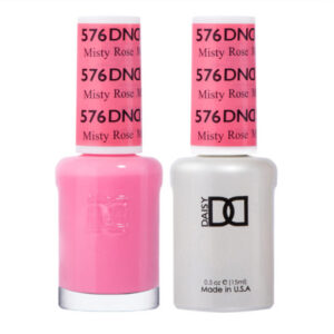 DND – Misty Rose 576 Gel polish and matching varnish
