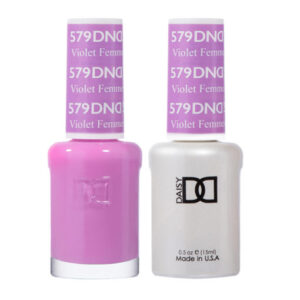 DND – Violet Femmes 579 Gel polish and matching varnish