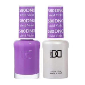 DND – Vivid Violet 580 Gel polish and matching varnish