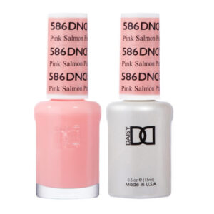DND – Pink Salmon 586 Gel polish and matching varnish