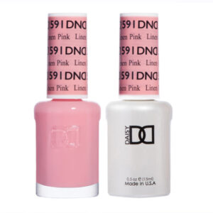 DND – Linen Pink 591 Gel polish and matching varnish