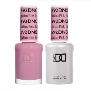 DND – Italian Pink 592 Gel polish and matching varnish
