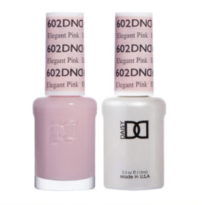 DND – Elegant Pink 602 Gel polish and matching varnish