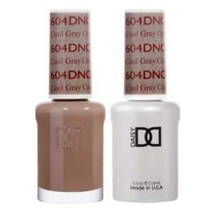 DND – Cool Gray 604 Gel polish and matching varnish