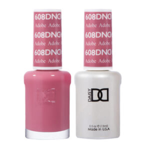 DND – Adobe 608   Gel polish and matching varnish