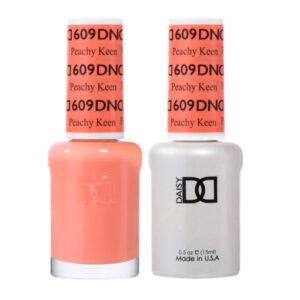 DND – Peachy Keen 609 Gel polish and matching varnish