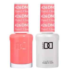 DND Pastel Orange – 426   Gel polish and matching varnish