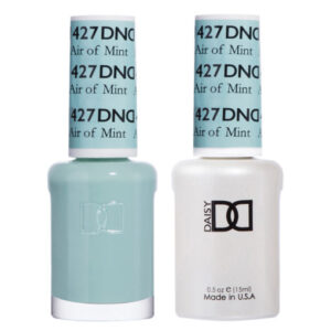 DND Air Of Mint – 427 Gel polish and matching varnish