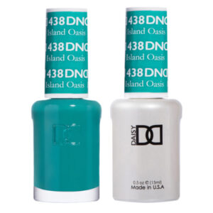 DND Island Oasis – 438 Gel polish and matching varnish
