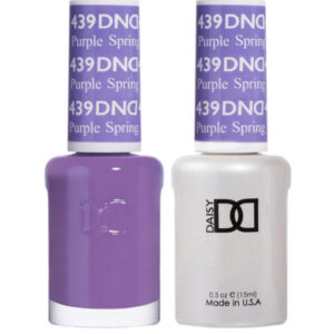 DND Purple Spring – 439   Gel polish and matching varnish
