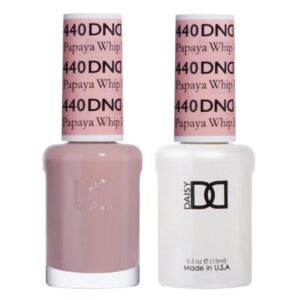 DND Papaya Whip – 440 Gel polish and matching varnish