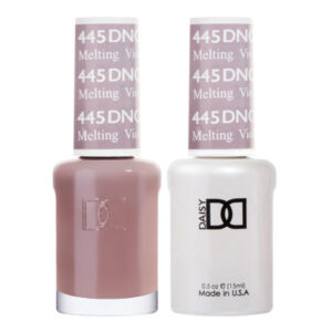 DND Melting Violet – 445 Gel polish and matching varnish