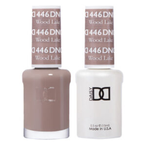 DND Woodlake – 446 Gel polish and matching varnish