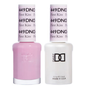 DND First Kiss – 449 Gel polish and matching varnis