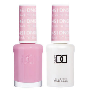 DND Rock “N” Rose – 451   Gel polish and matching varnish