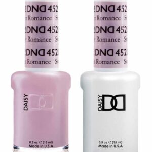 DND Sweet Romance – 452 Gel polish and matching varnish