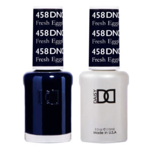 DND Fresh Eggplant – 458 Gel polish and matching varnish