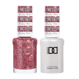 DND Pinky Star – 408   Gel polish and matching varnish