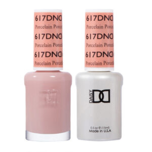 DND – Porcelain 617 Gel polish and matching varnis