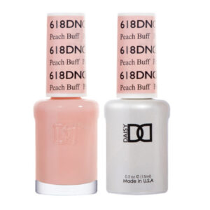 DND – Peach Buff 618 Gel polish and matching varnish