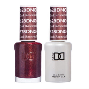 DND – Dark Rosewood 628 Gel polish and matching varnish