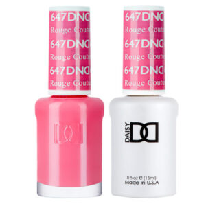 DND – Rouge Couture 647 Gel polish and matching varnish