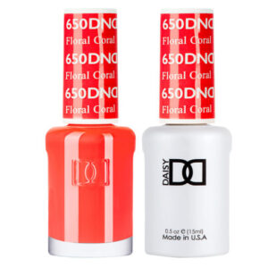 DND – Foral Coral 650 Gel polish and matching varnish