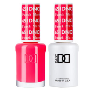 DND – Punch Marshmellow 651 Gel polish and matching varnish