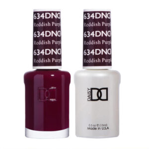 DND – Reddish Purple 634 Gel polish and matching varnish
