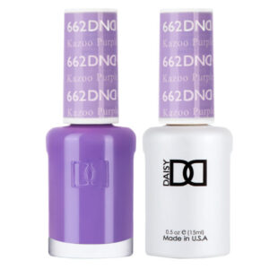 DND – Kazoo Purple 662 Gel polish and matching varnish