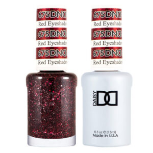 DND – Red Eyeshadow 675 Gel polish and matching varnish