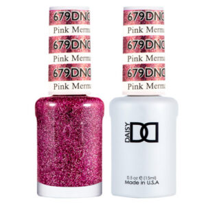 DND – Pink Mermaid 679 Gel polish and matching varnish