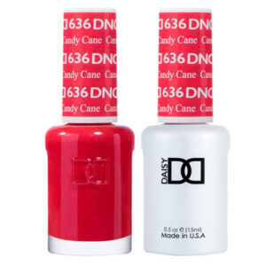 DND – Candy Cane 636 Gel polish and matching varnish