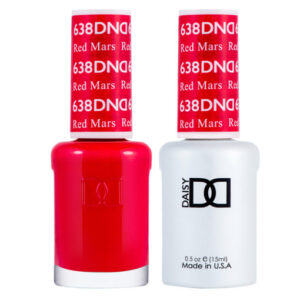 DND – Red Mars 638 Gel polish and matching varnish