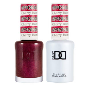 DND – Cherry Bomb 699 Gel polish and matching varnish