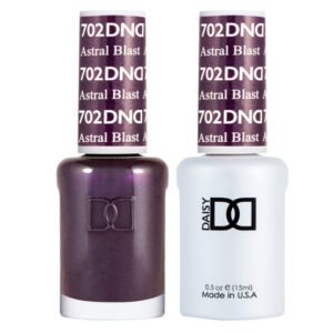 DND – Astral Blast 702   Gel polish and matching varnish