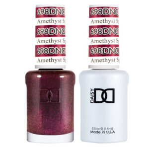 DND – Amethyst Sparkles 698 Gel polish and matching varnish