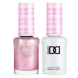 DND – Sweet Nothing 707 Gel polish and matching varnish
