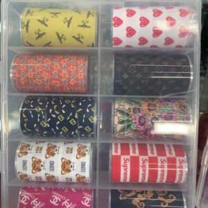 Effect Nail Art Transfer Foil Set (10 Designs Per Box) -