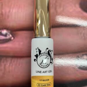 JL LUX GEL ART LINE #22 GOLD STAR