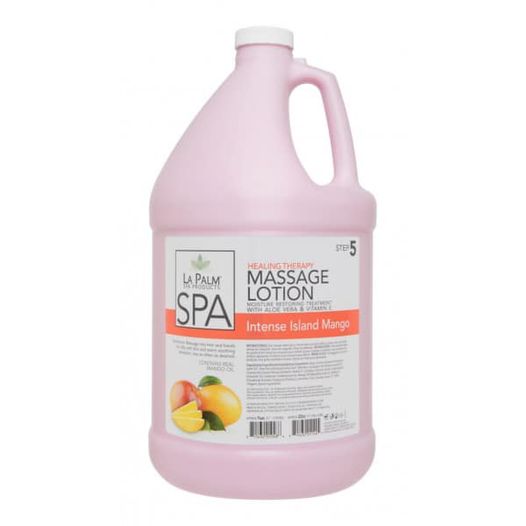 lapalm organic massage lotion with aloe &vittamin E (MANGO) 1 gallon