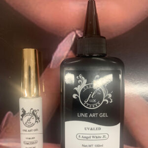 JL LUX GEL LINER REFILL BOTTLE 100ML±5 ANGEL WHITE FREE 7.3ML BOTTLE