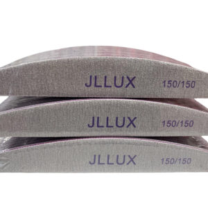 JL LUX Nail File 150/150 (Halfmoon) 25PCs