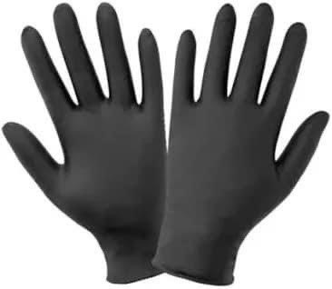 JL lux Nitrile black SIZE SMALL 100PCS examition good thickness - Image 2