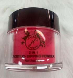 jl acrylic powder 56 g neon red #52